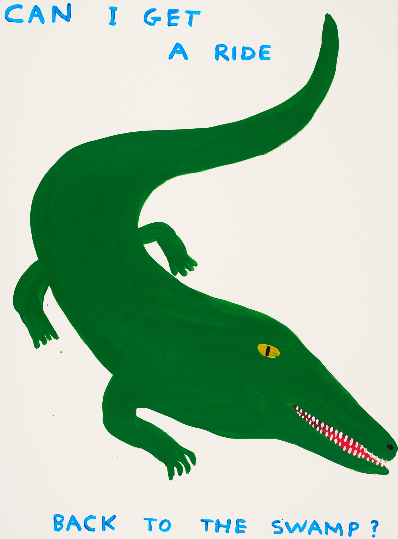 Untitled Can I Get A Ride David Shrigley