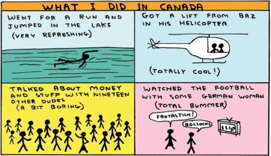 View: Cameron attends Canadian G8 summit