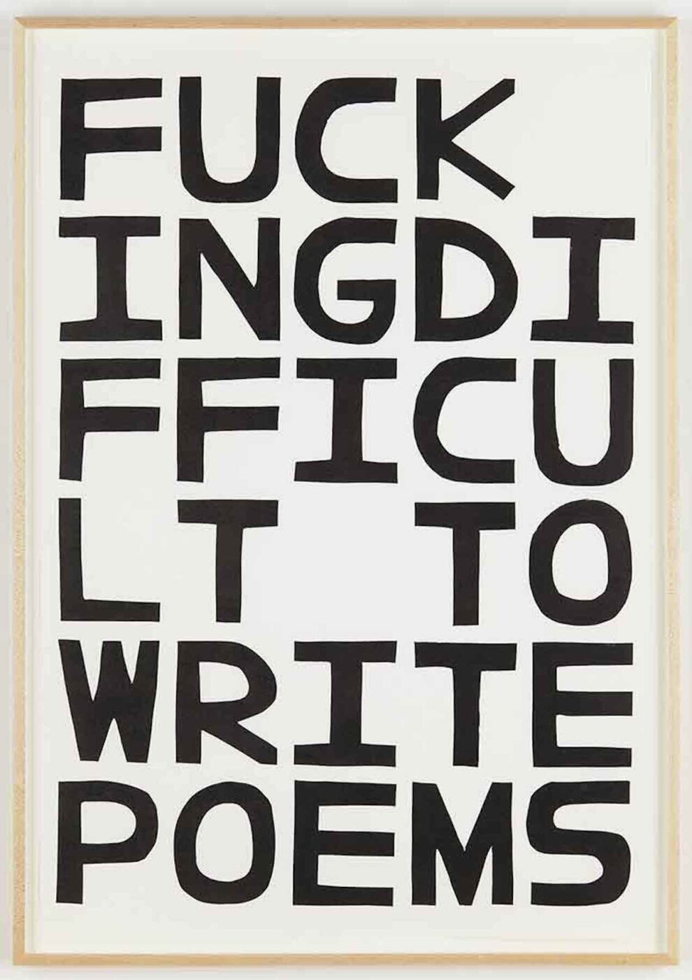 Fucking Difficult To Write Poems David Shrigley fucking-difficult-to-write-poems-david-shrigley