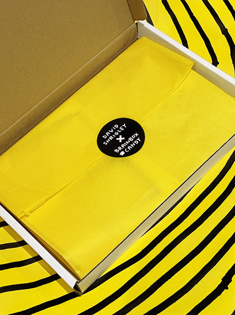 Brainbox Candy X David Shrigley Sottobicchiere Umoristico 'ANT F*CK OFF' - 10x10 Cm, Melamina E Sughero - 3